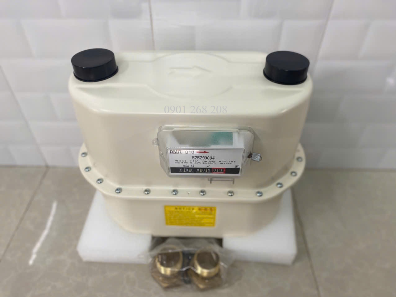 dong ho do luu luong gas 16m3/h Dmit korea G10
